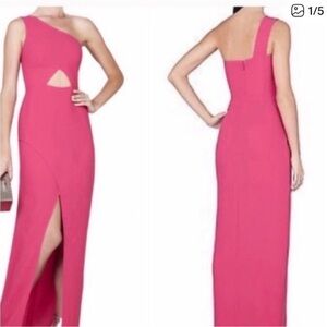 BCBG maxazria One-Shoulder Dress